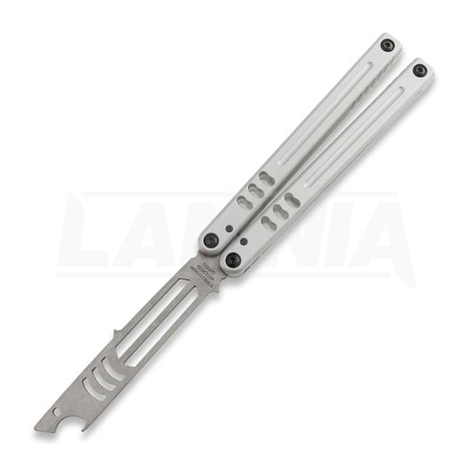 Balisong trainer Squid Industries Mako Bottle Opener V5, silver