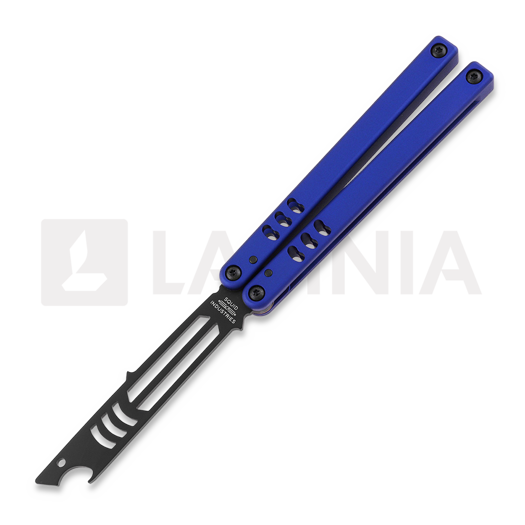 Balisong trainer Squid Industries Mako Inked Blue V4.5