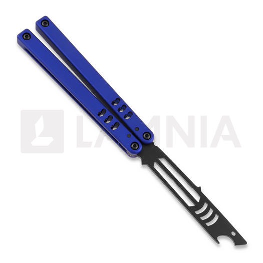 Squid Industries Mako Inked Blue V4.5 balisong trainer