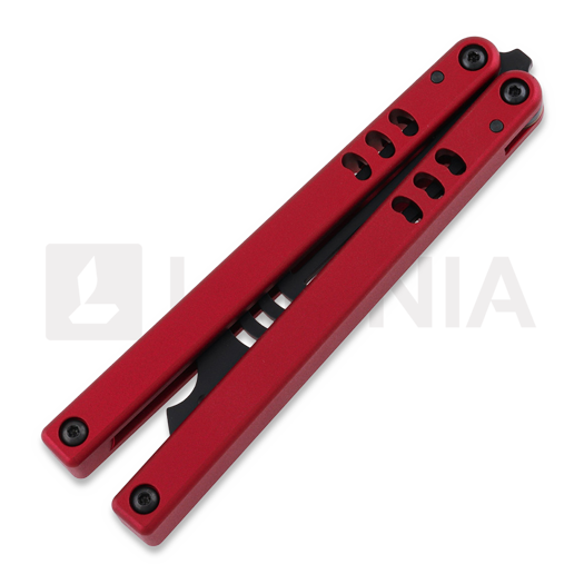 Squid Industries Mako Inked Red V4.5 balisong trainer