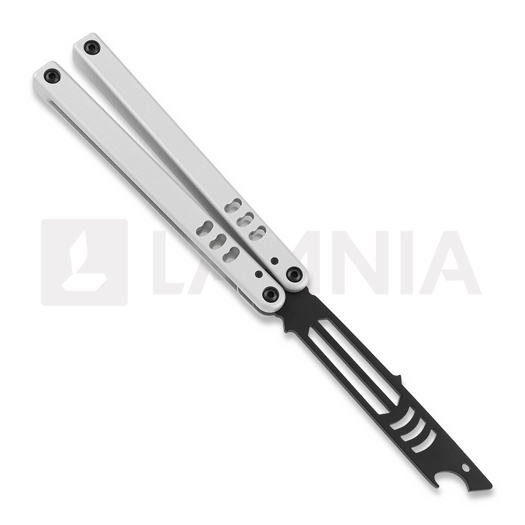 Balisong trainer Squid Industries Mako Inked Silver V4.5