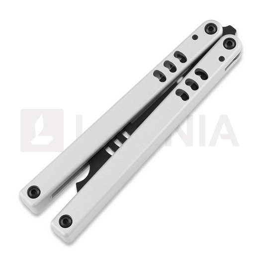Balisong trainer Squid Industries Mako Inked Silver V4.5