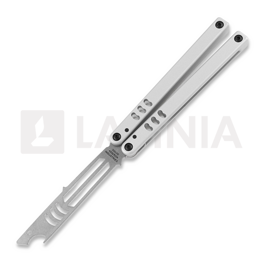 Balisong trainer Squid Industries Mako Silver V4.5