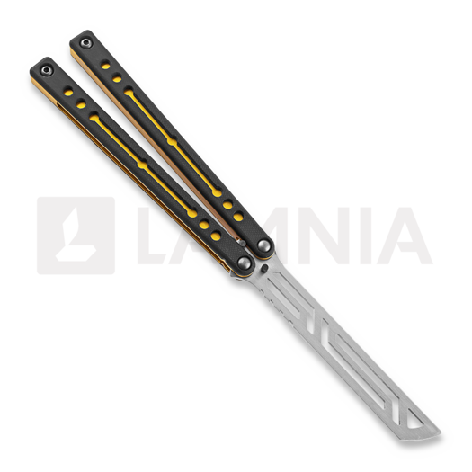 Squid Industries Nautilus balisong trainer, gold