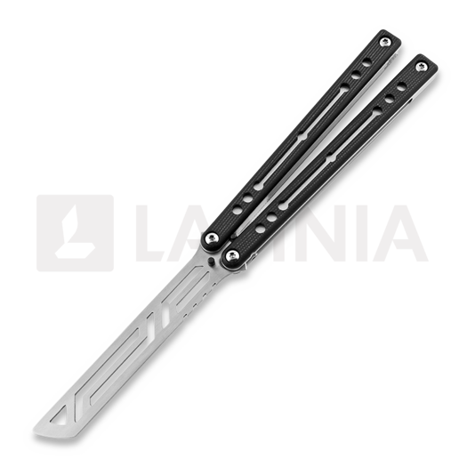 Squid Industries Nautilus Silver balisong trainer