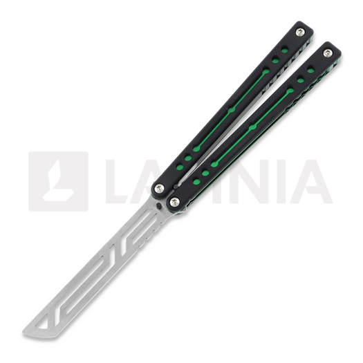 Balisong trainer Squid Industries Nautilus V2, зелений