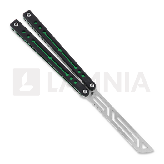 Balisong trainer Squid Industries Nautilus V2, roheline