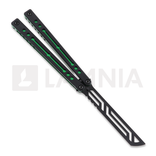 Squid Industries Inked Nautilus V2 perhosveitsi harjoitteluun, vihre&auml;