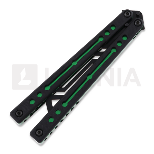 Squid Industries Inked Nautilus V2 perhosveitsi harjoitteluun, vihre&auml;