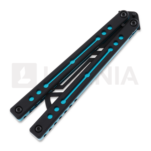 Balisong trainer Squid Industries Inked Nautilus V2, teal