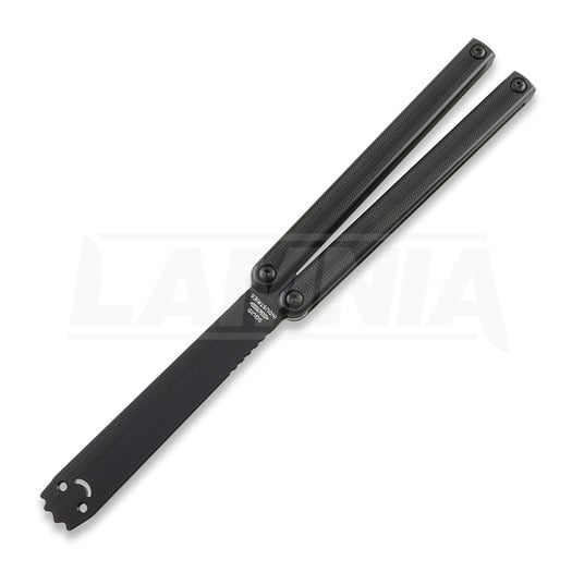 Balisong trainer Squid Industries Squiddy-AL, čierna