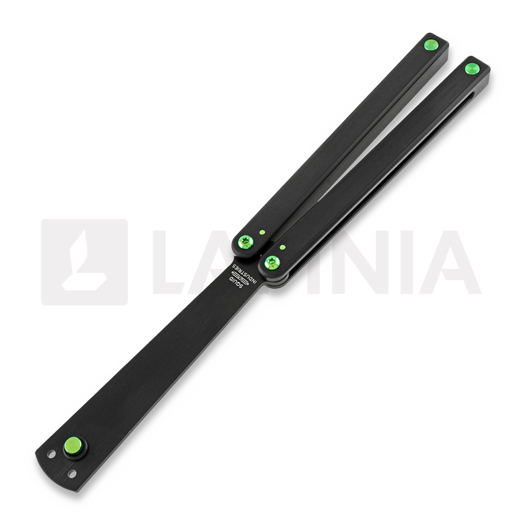 Balisong trainer Squid Industries Squiddy-B Ti-Mod, зелений