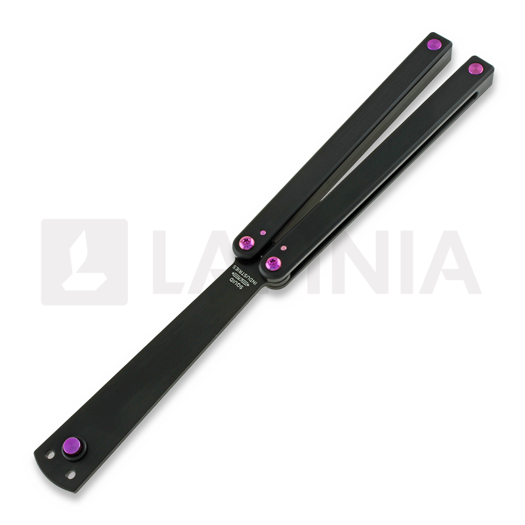 Squid Industries Squiddy-B Ti-Mod balisong trainer, magenta