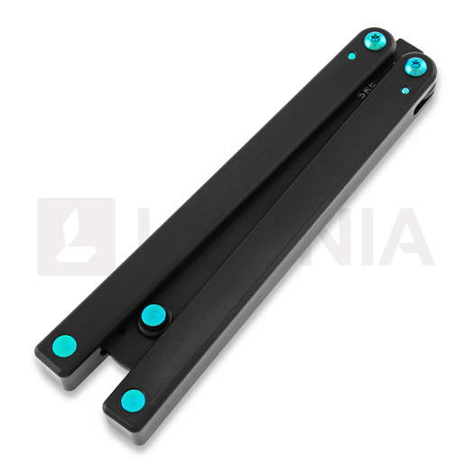 Squid Industries Squiddy-B Ti-Mod balisong trainer, teal
