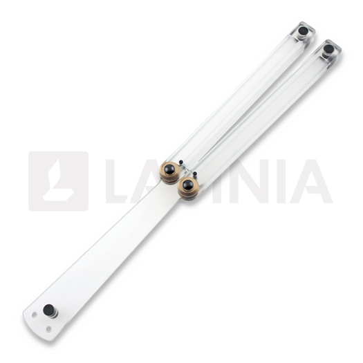 Balisong trainer Squid Industries Squiddy-C, transparent