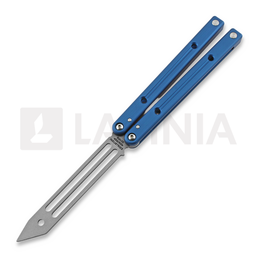 Squid Industries Squidtrainer V3.5 balisong träningsknivar, blå