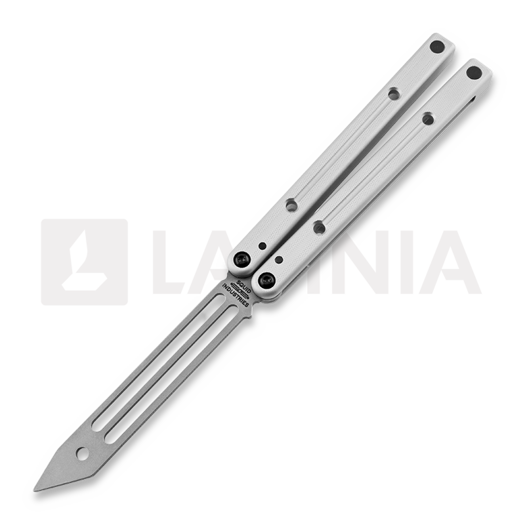 Balisong trainer Squid Industries Squidtrainer V3.5, silver