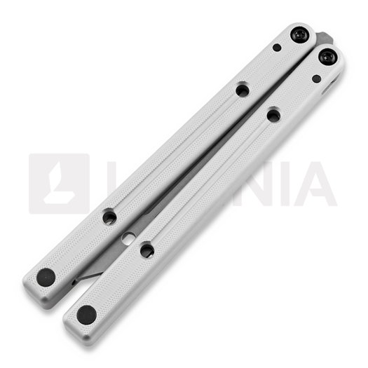 Squid Industries Squidtrainer V3.5 balisong trainer, silver