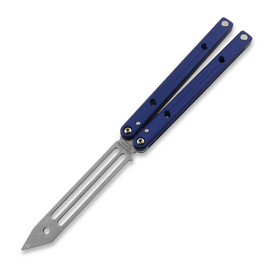 Squid Industries Squidtrainer V4 balisong trainer, blue