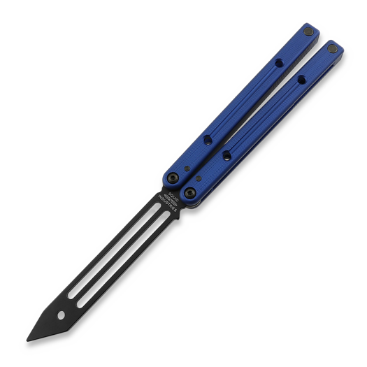 Balisong trainer Squid Industries Inked Squidtrainer V4, modrá