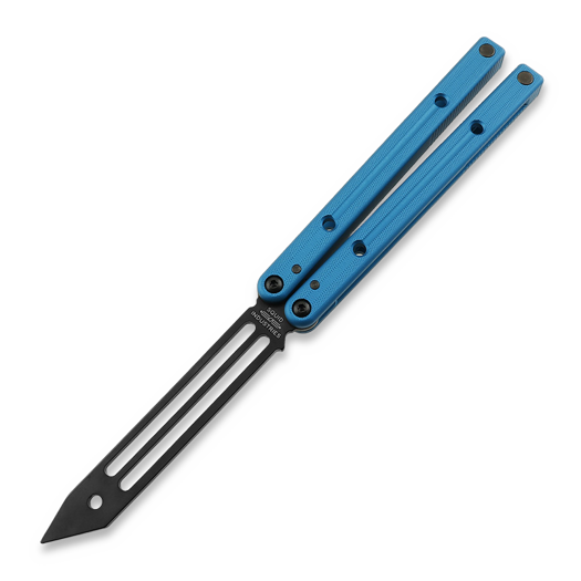 Squid Industries Inked Squidtrainer V4 balisong trainer, teal