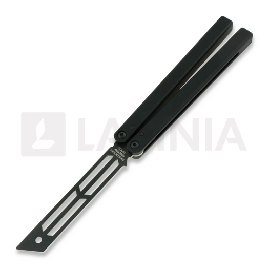 Squid Industries Triton Inked balisong träningsknivar, svart