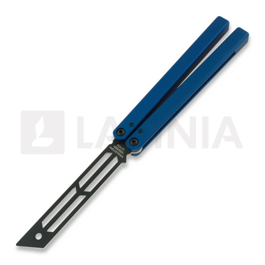 Balisong trainer Squid Industries Triton Inked, niebieska