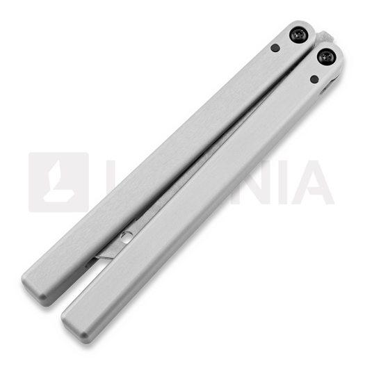 Balisong trainer Squid Industries Triton, silver