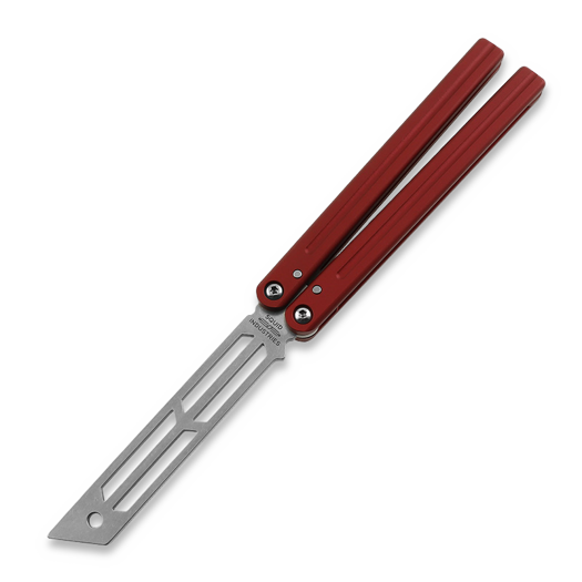 Squid Industries Triton V2 Red balisong trainer