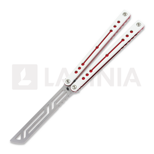 Squid Industries Winter Nautilus V2 balisong trainer, rød