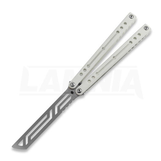 Balisong trainer Squid Industries Winter Nautilus V2, silver