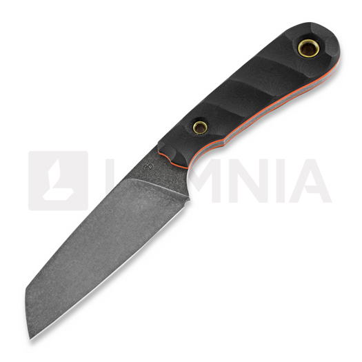 ST Knives Ibex Stonewashed veitsi, musta