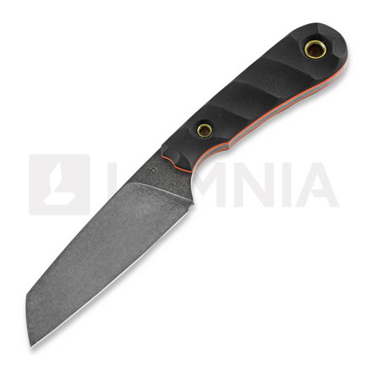 Нож ST Knives Ibex Stonewashed, чёрный