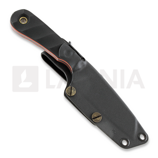 ST Knives Ibex Stonewashed kniv, svart