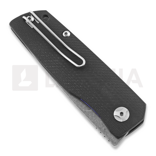 ST Knives Maniac sulankstomas peilis, juoda