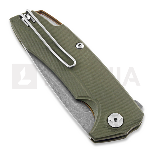 ST Knives Wolverine foldekniv, gr&oslash;n