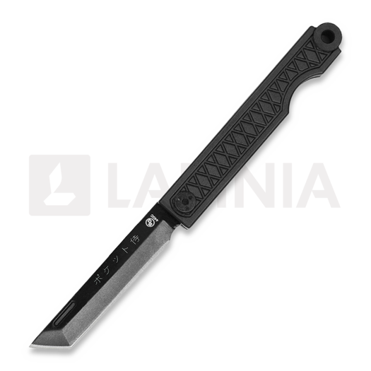 Coltello pieghevole StatGear Pocket Samurai Slipjoint, nero