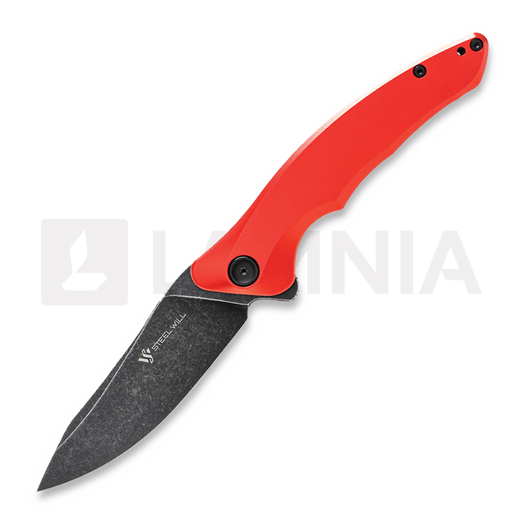 Steel Will Spica F44-05 Linerlock 折叠刀, 红色 F4405