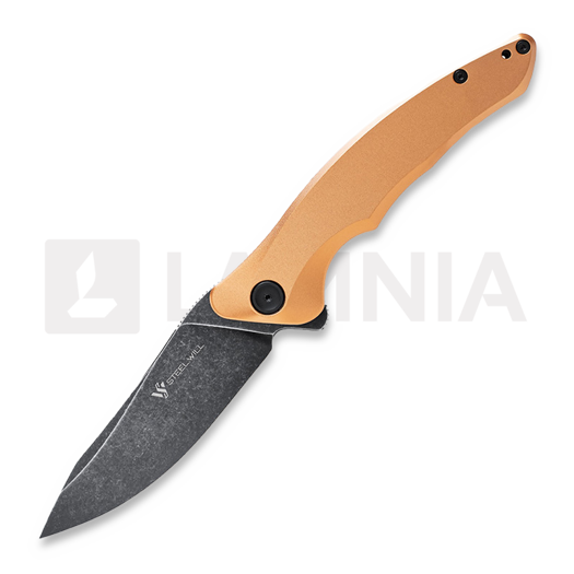 Steel Will Spica F44-26 Linerlock fällkniv, bronze F4426