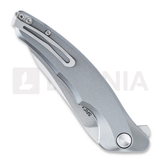 Steel Will Spica F44-27 Linerlock foldekniv, silver F4427
