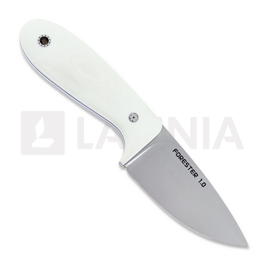 SteelBuff Forester 1.0 kniv, hvid