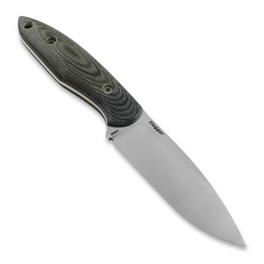 SteelBuff Slugger knife, Green/Black Micarta