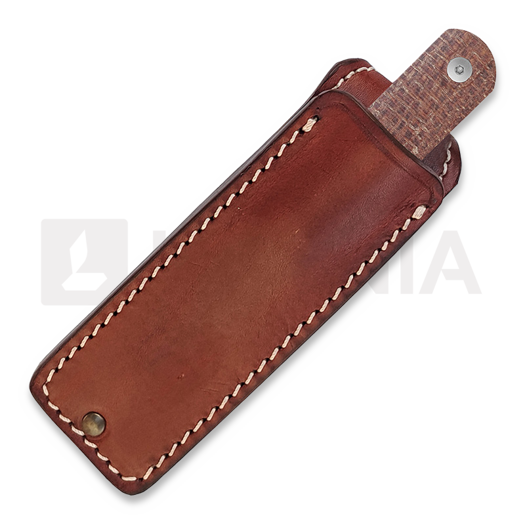 StraightLine Ally - Stonewashed - Brown Burlap Micarta knife