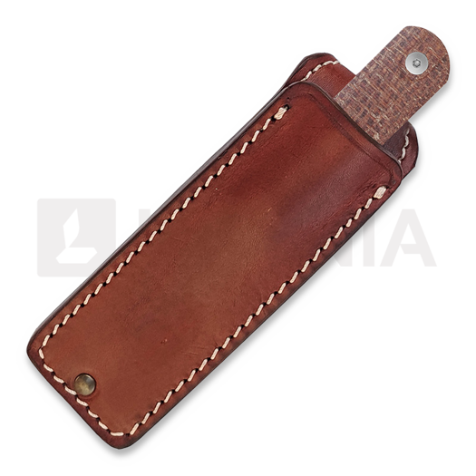 Coltello StraightLine Ally - Stonewashed - Brown Burlap Micarta