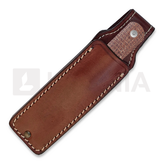 StraightLine Ally - Stonewashed - Brown Burlap Micarta knife