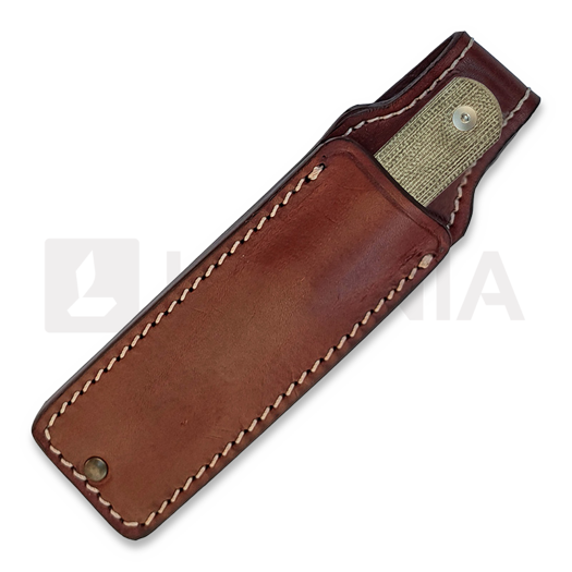 Coltello StraightLine Ally - Stonewashed - Green Canvas Micarta