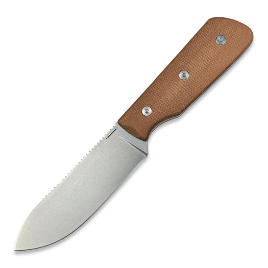 Nóż StraightLine Bigger Digger - Stonewashed - Natural Canvas Micarta