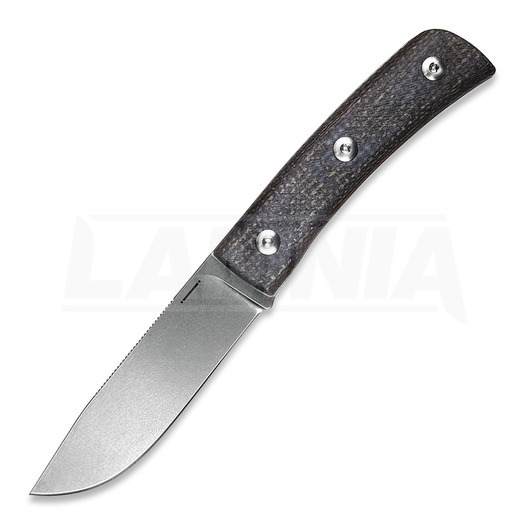 Nóż StraightLine Buster - Stonewashed - Brown Burlap Micarta