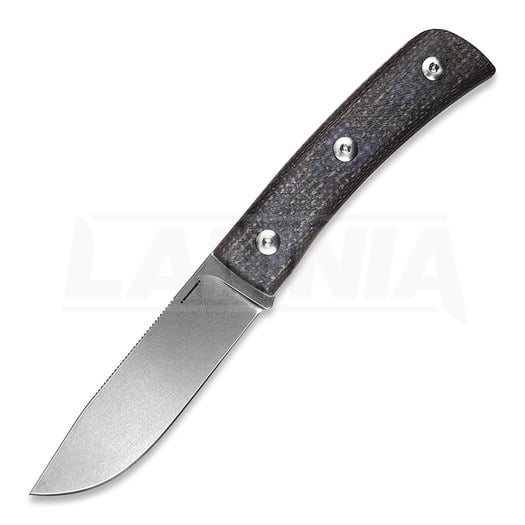 StraightLine Buster - Stonewashed - Brown Burlap Micarta kés