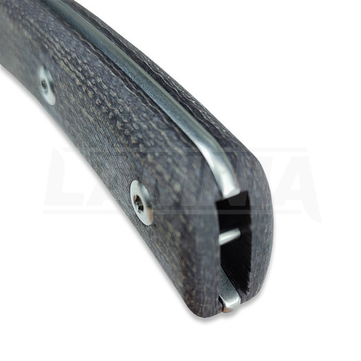 Coltello StraightLine Buster - Stonewashed - Brown Burlap Micarta